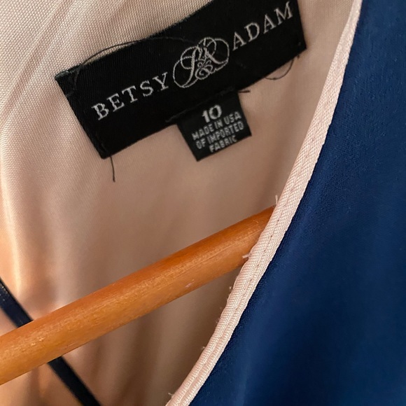 Betsy & Adam Formal Navy Dress - Picture 2 of 5